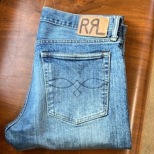 RRL Slim Narrow Eakins Jeans, gently used, Sz 33-32